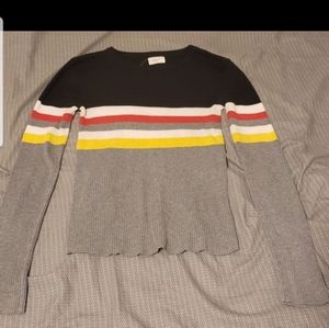 Striped sweater.  Fits small or medium.